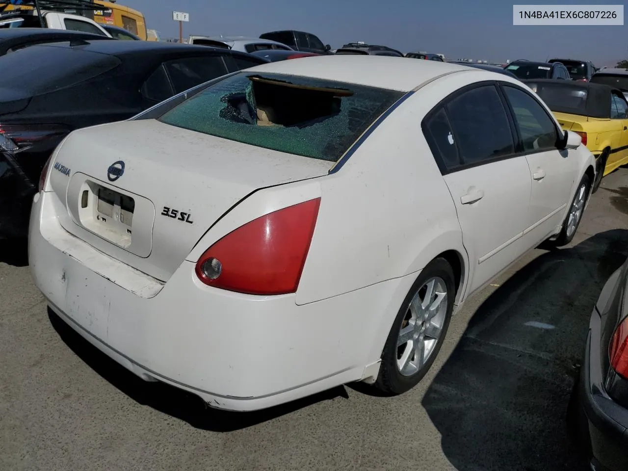 2006 Nissan Maxima Se VIN: 1N4BA41EX6C807226 Lot: 68701063