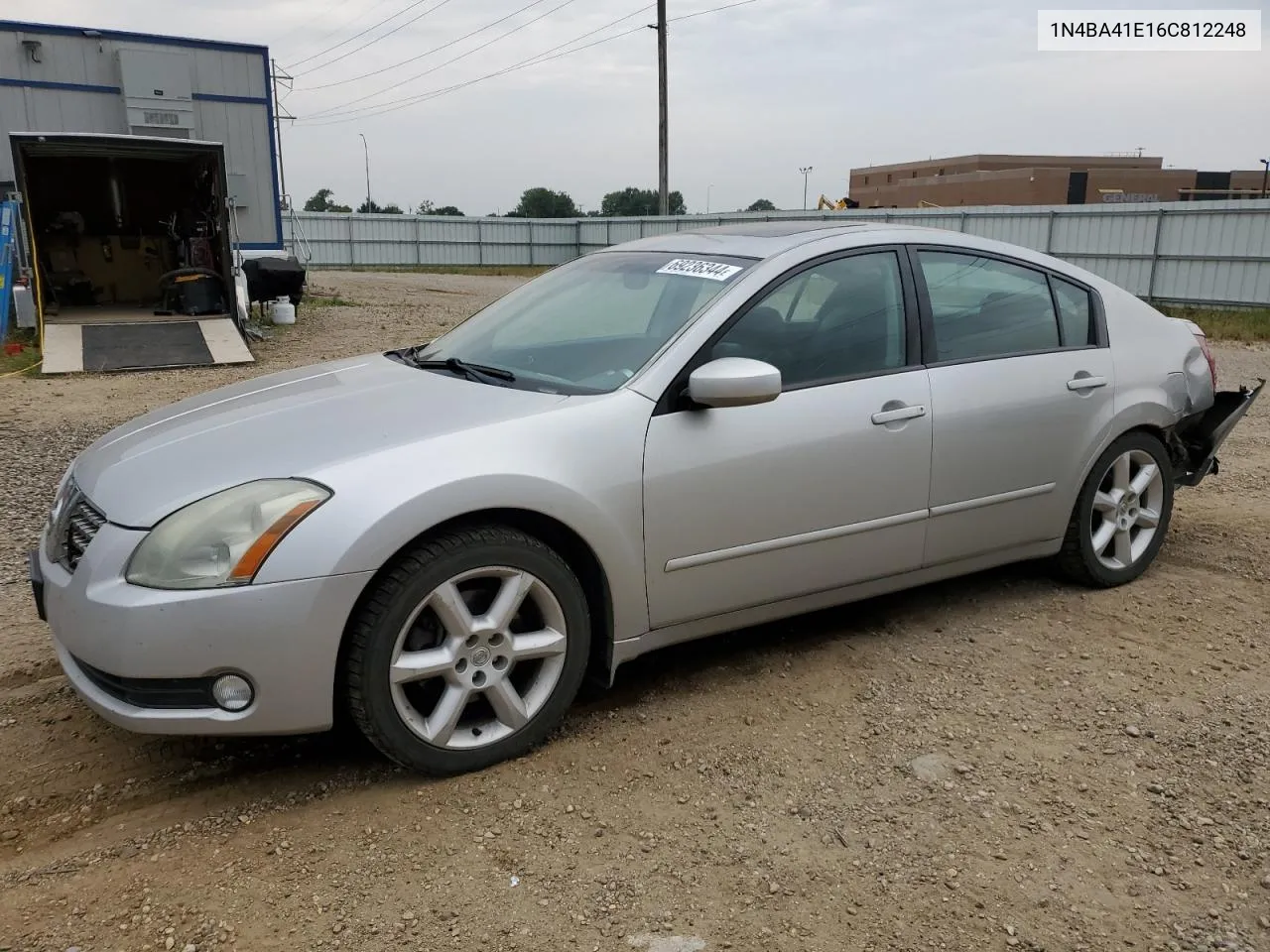 2006 Nissan Maxima Se VIN: 1N4BA41E16C812248 Lot: 69236344