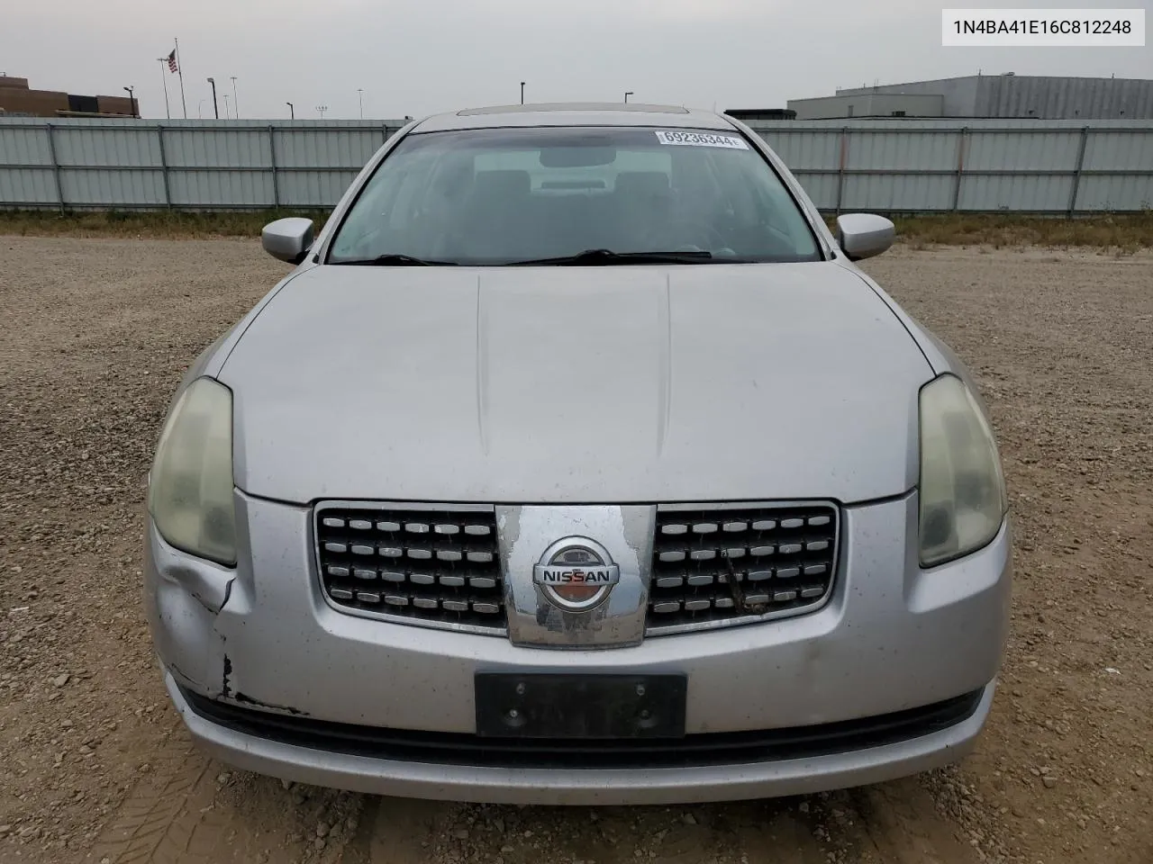 2006 Nissan Maxima Se VIN: 1N4BA41E16C812248 Lot: 69236344