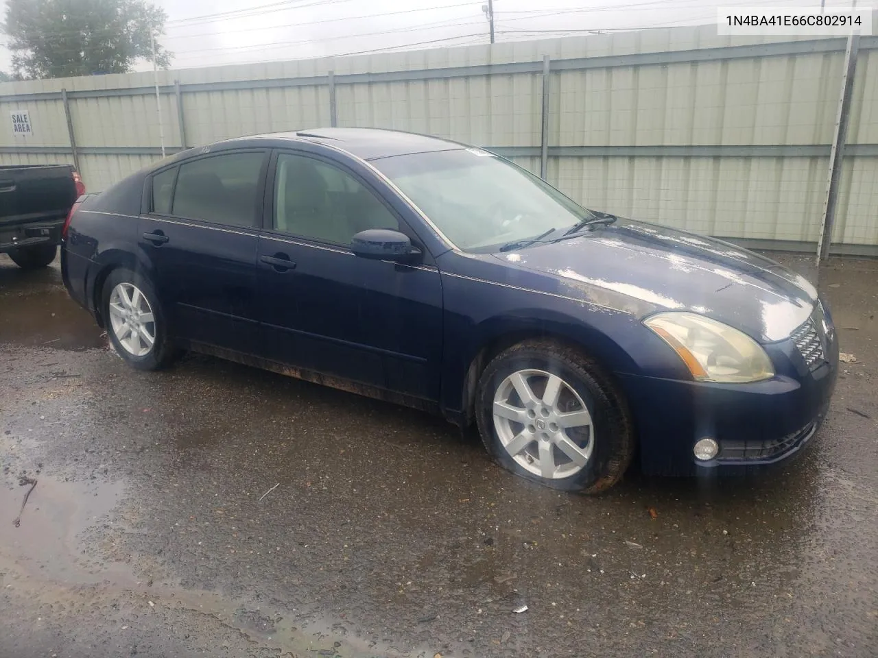 2006 Nissan Maxima Se VIN: 1N4BA41E66C802914 Lot: 71380914