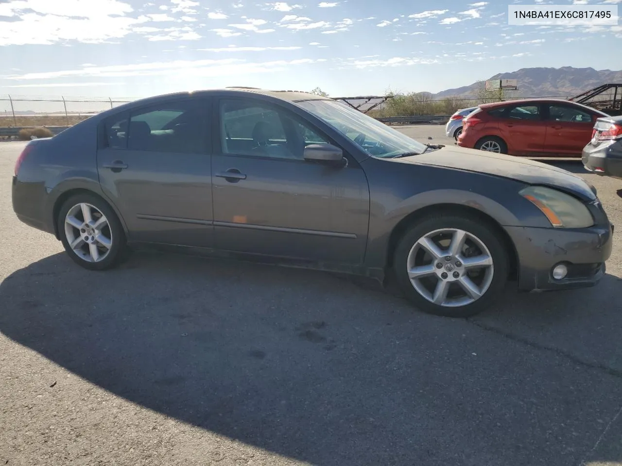 2006 Nissan Maxima Se VIN: 1N4BA41EX6C817495 Lot: 72398964