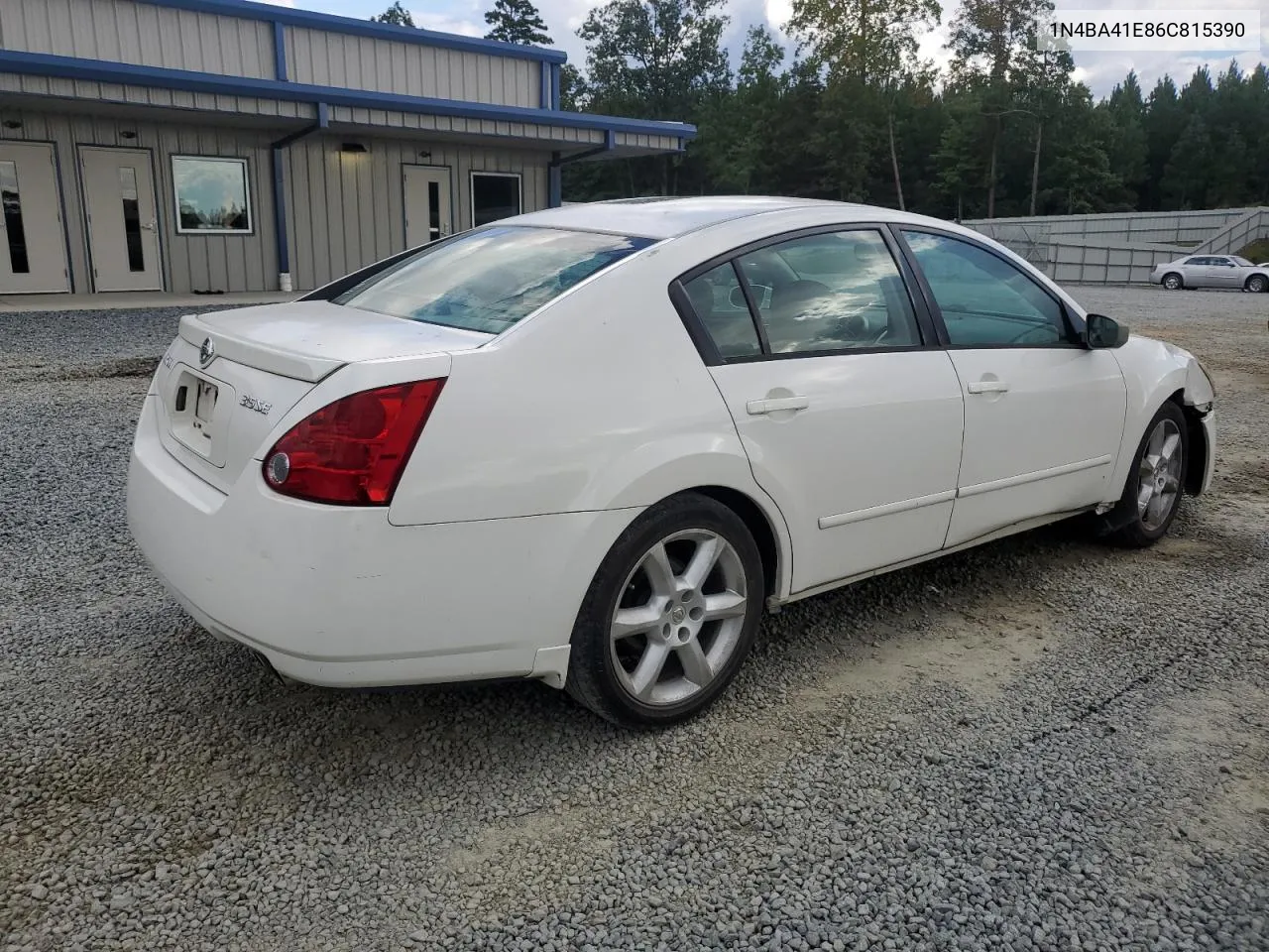 2006 Nissan Maxima Se VIN: 1N4BA41E86C815390 Lot: 72434194