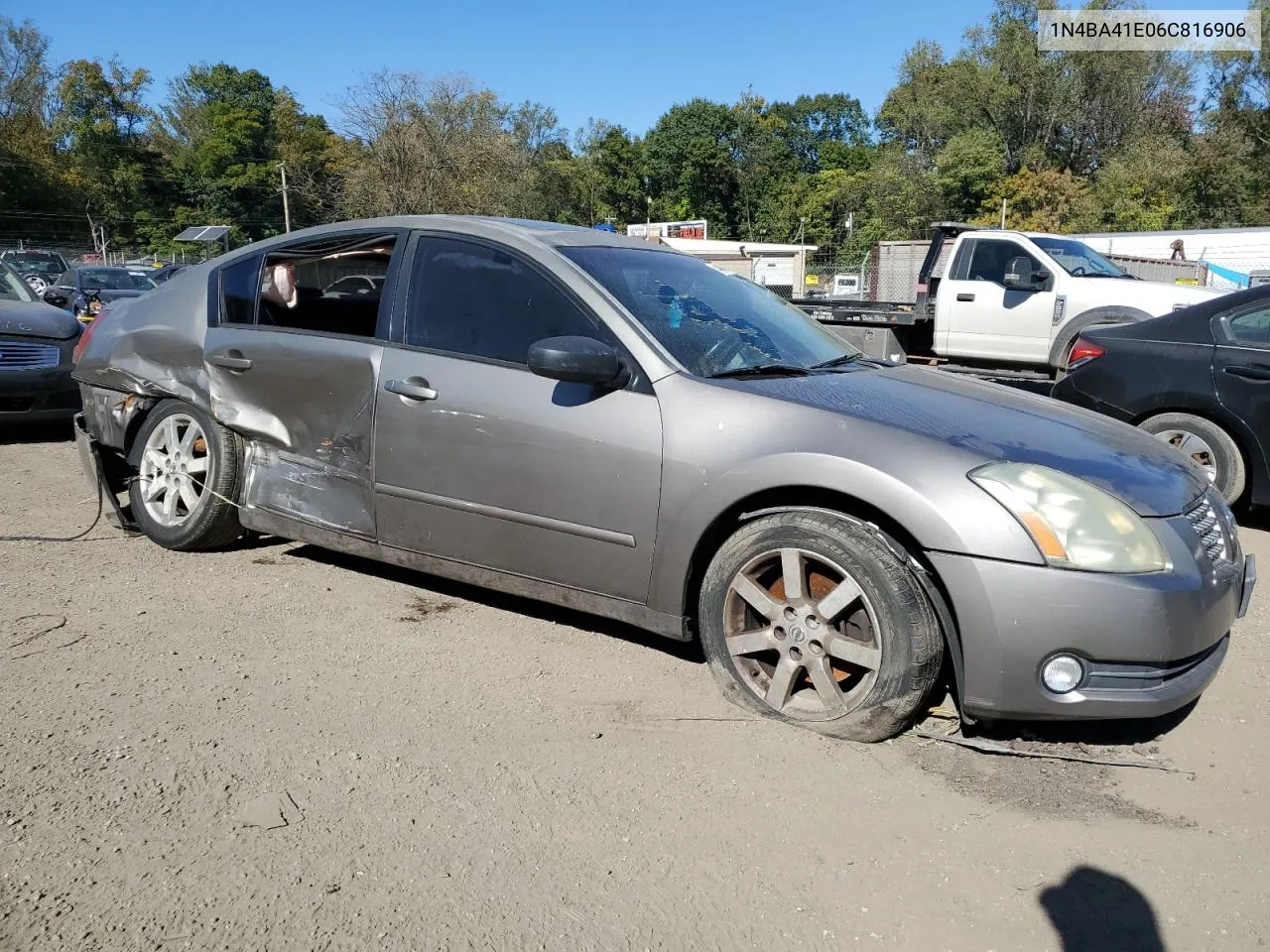 2006 Nissan Maxima Se VIN: 1N4BA41E06C816906 Lot: 74484604