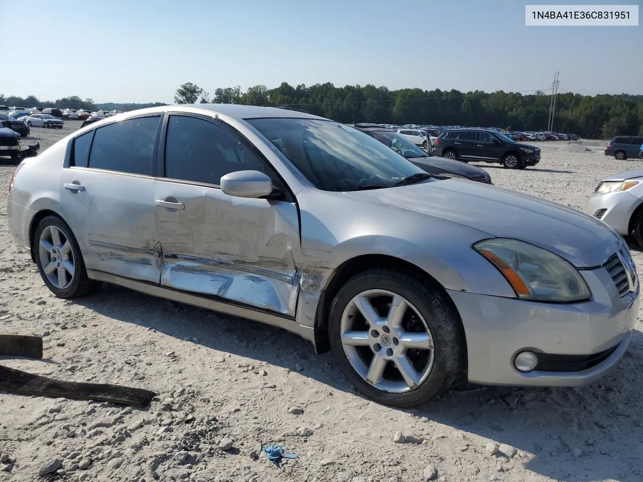 2006 Nissan Maxima Se VIN: 1N4BA41E36C831951 Lot: 74811904