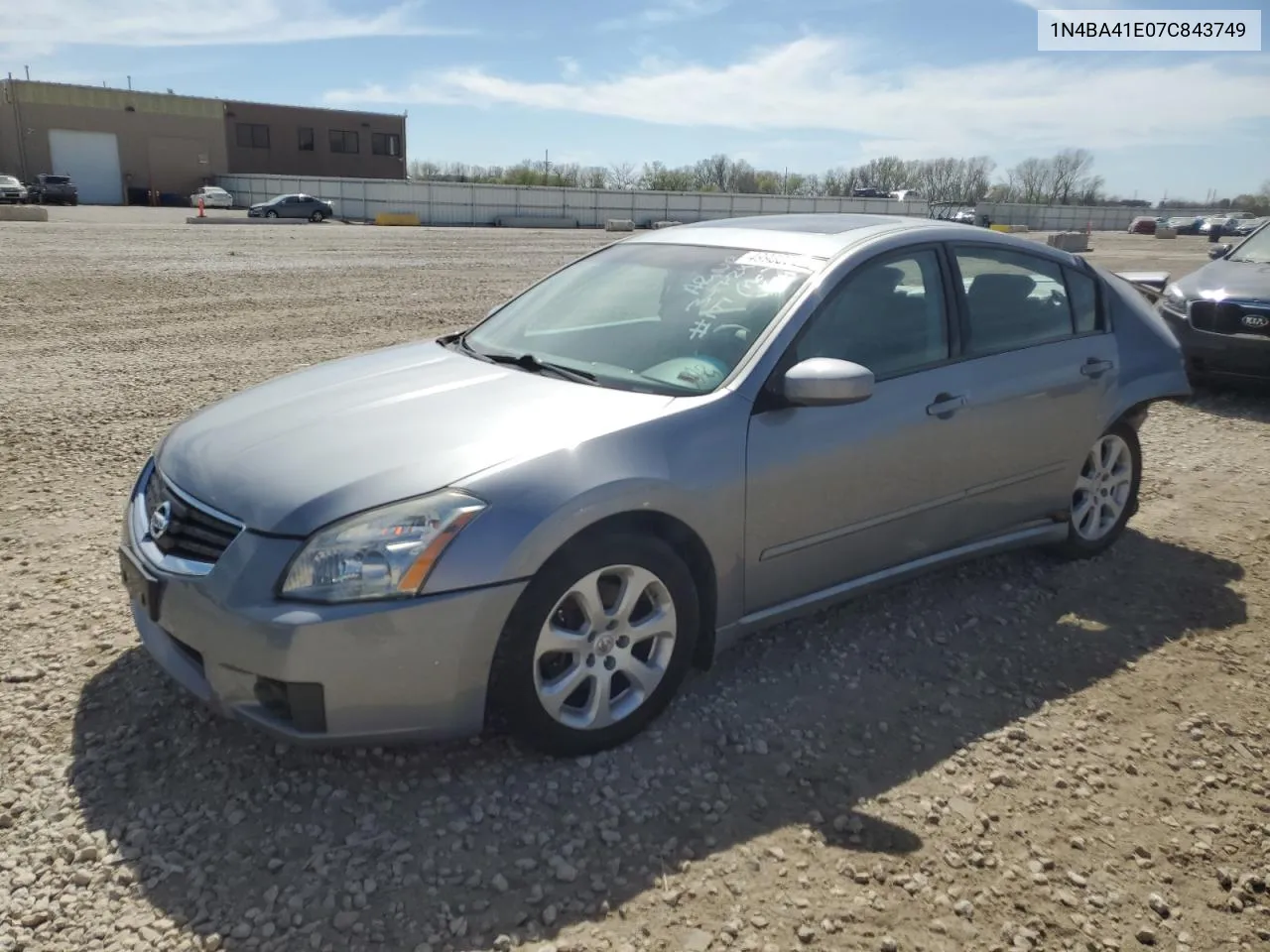 1N4BA41E07C843749 2007 Nissan Maxima Se