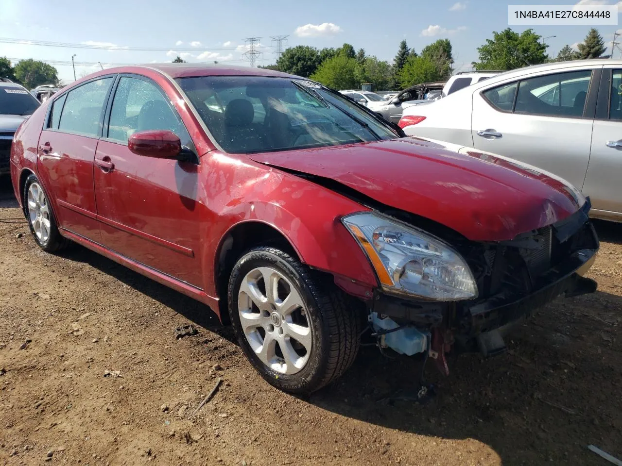 2007 Nissan Maxima Se VIN: 1N4BA41E27C844448 Lot: 53954994