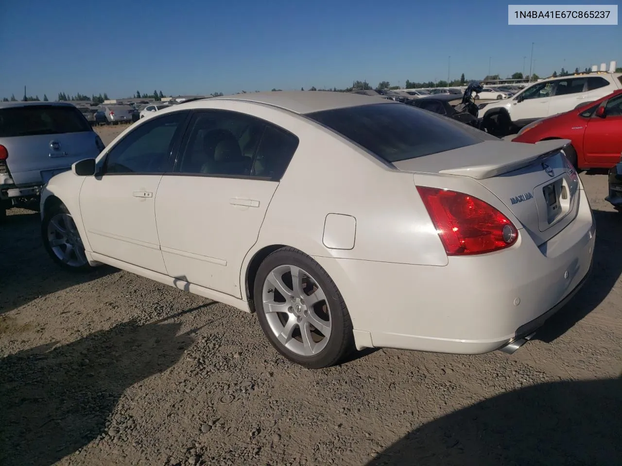 2007 Nissan Maxima Se VIN: 1N4BA41E67C865237 Lot: 64527304