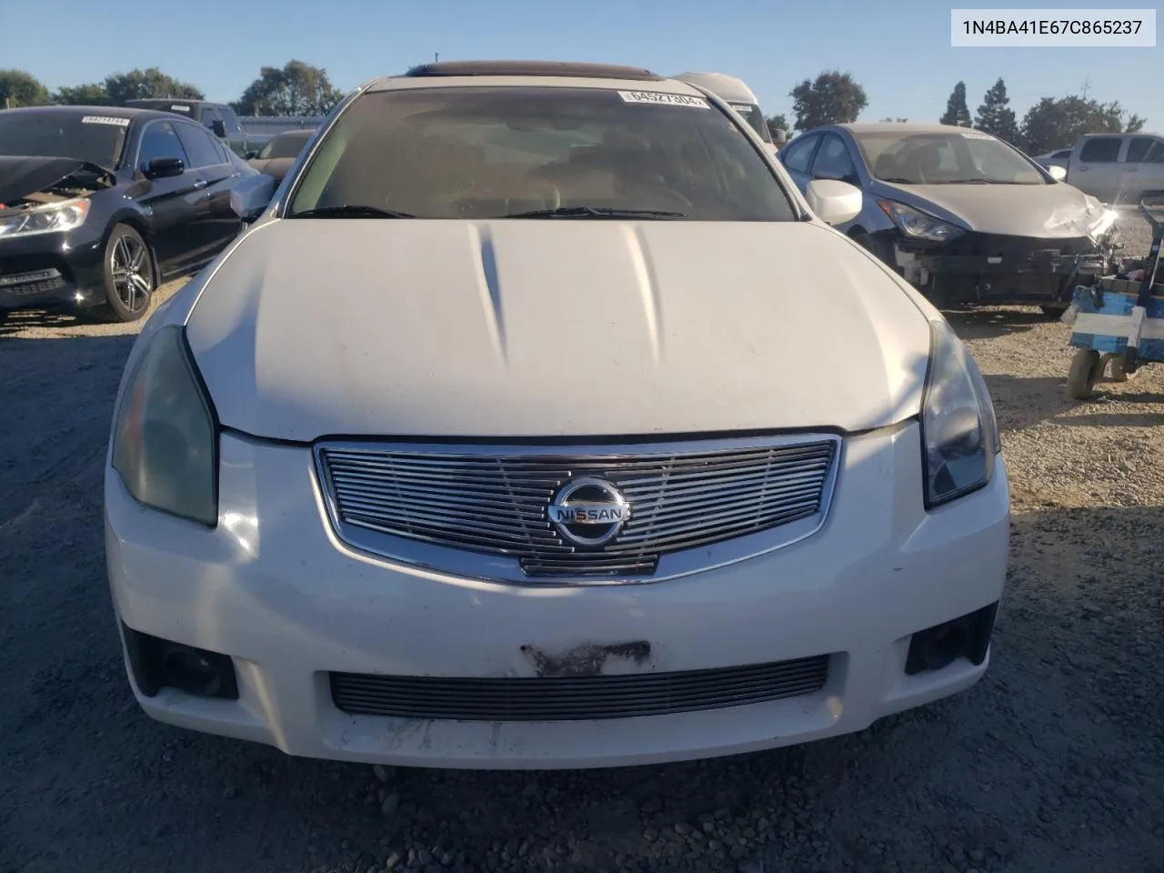 2007 Nissan Maxima Se VIN: 1N4BA41E67C865237 Lot: 64527304