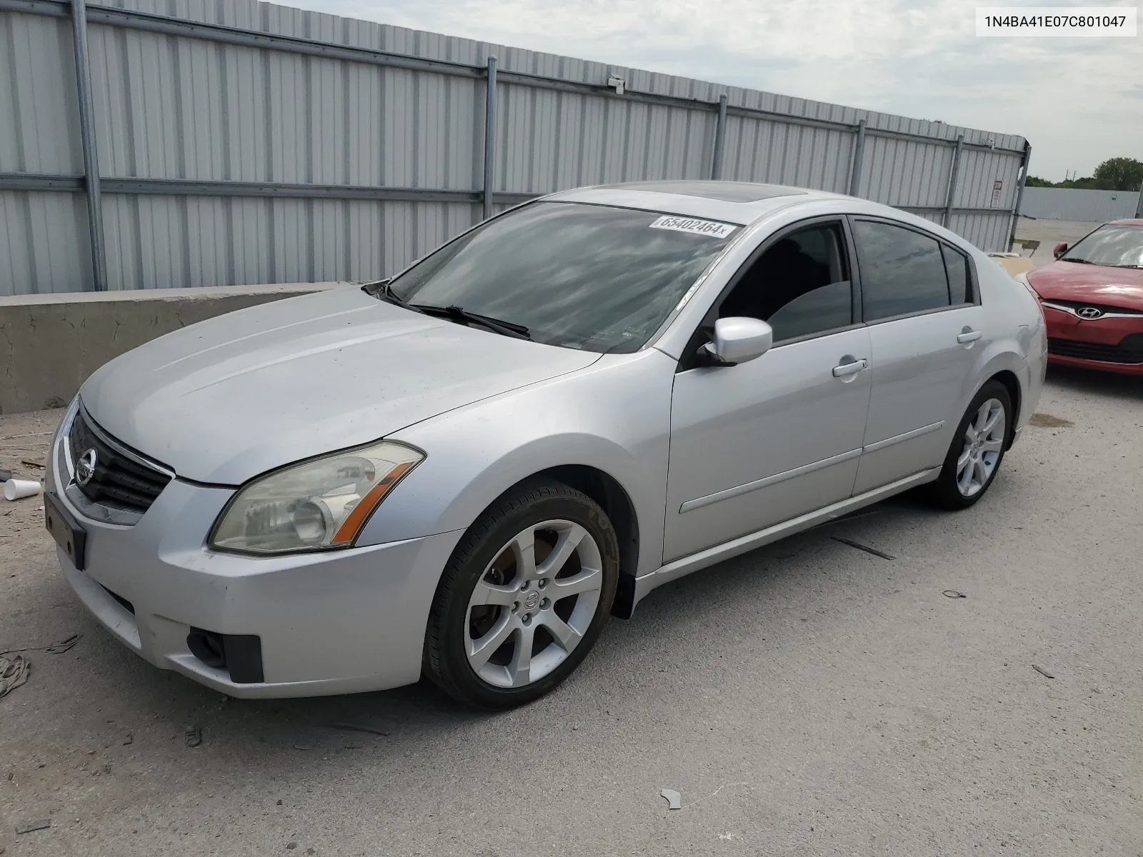 2007 Nissan Maxima Se VIN: 1N4BA41E07C801047 Lot: 65402464