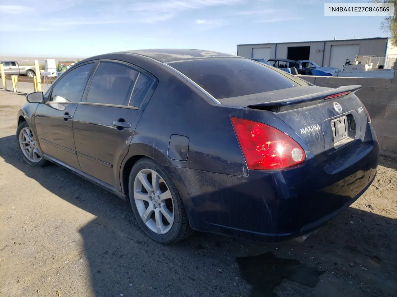 2007 Nissan Maxima Se VIN: 1N4BA41E27C846569 Lot: 66671503