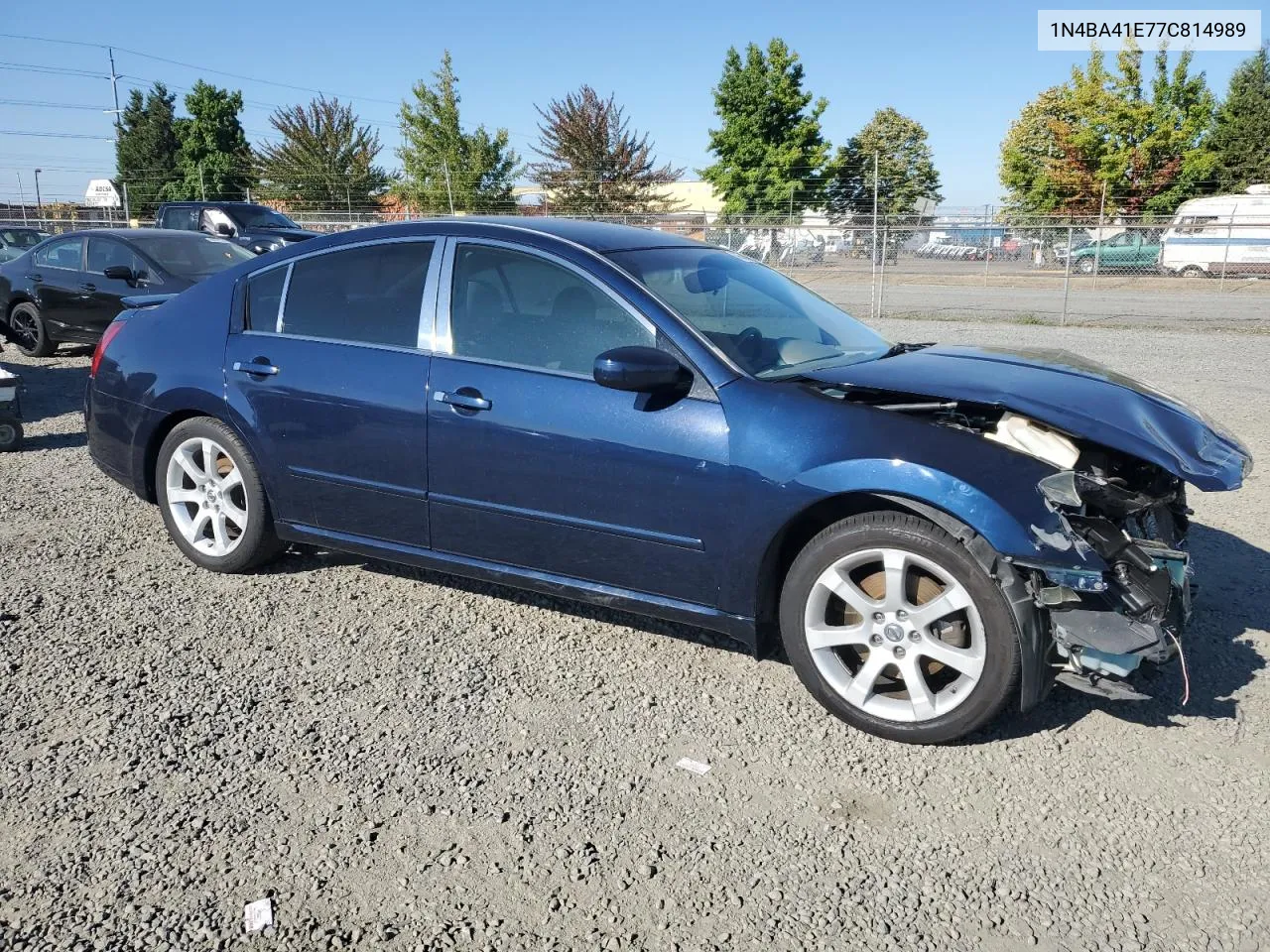 2007 Nissan Maxima Se VIN: 1N4BA41E77C814989 Lot: 69570164