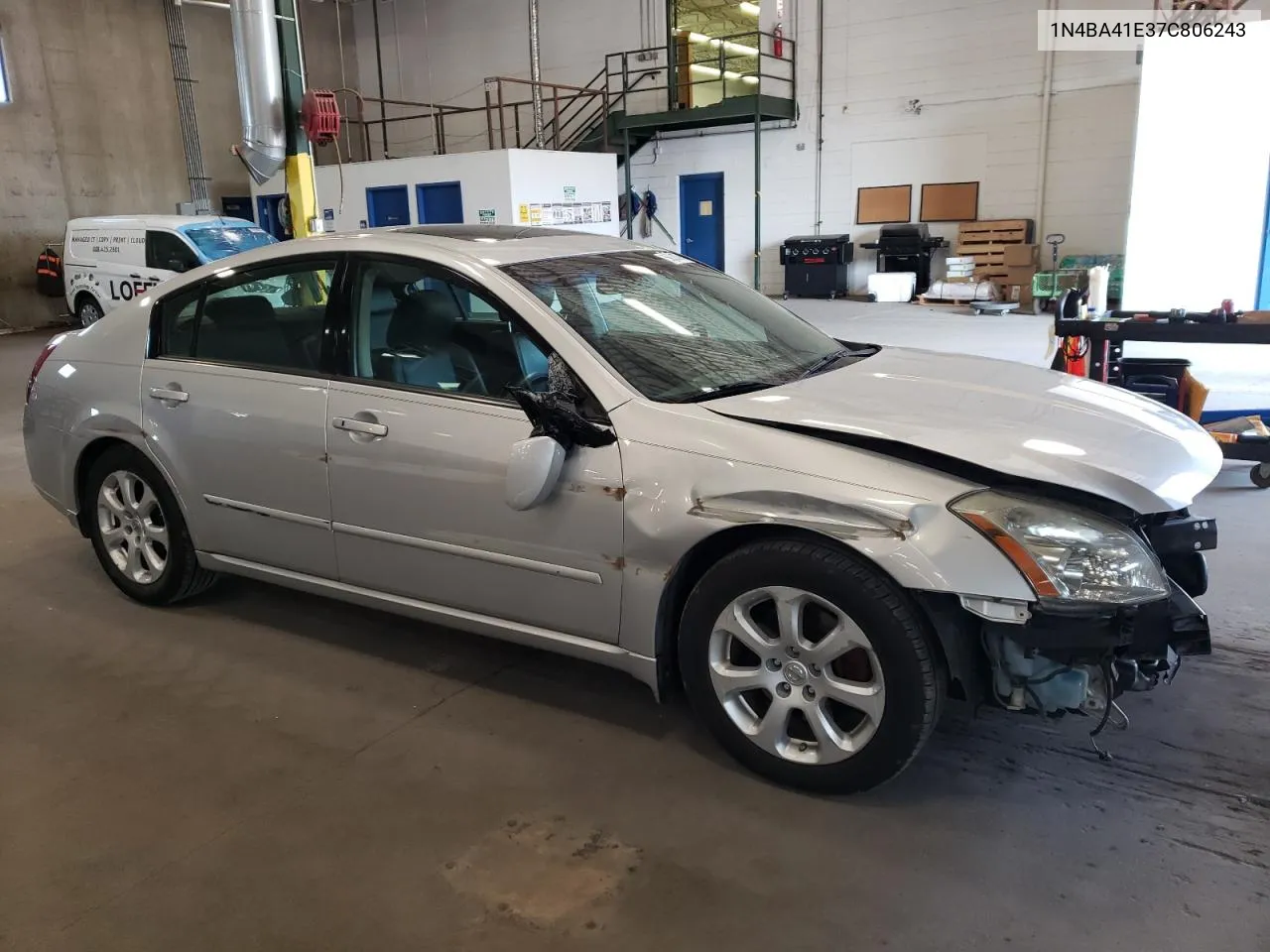 2007 Nissan Maxima Se VIN: 1N4BA41E37C806243 Lot: 69663794