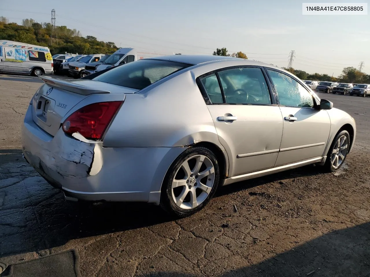 2007 Nissan Maxima Se VIN: 1N4BA41E47C858805 Lot: 71289524