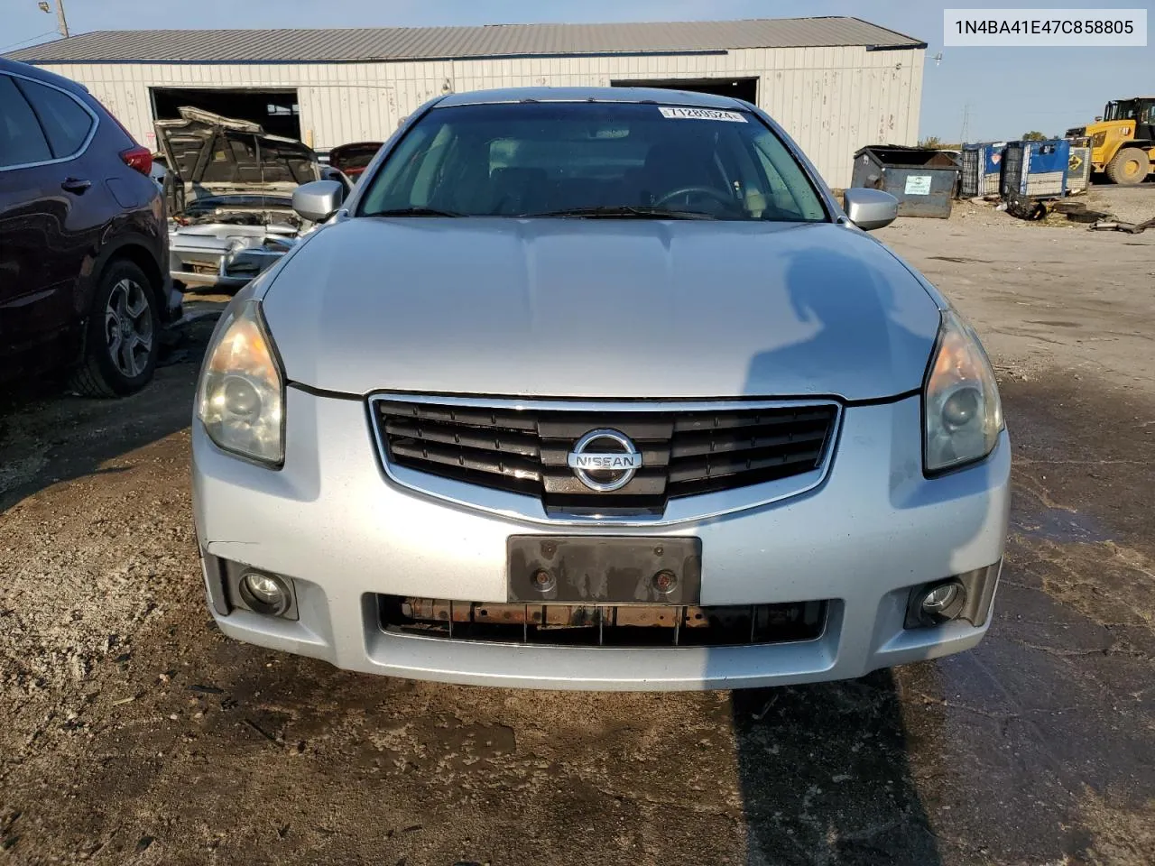 2007 Nissan Maxima Se VIN: 1N4BA41E47C858805 Lot: 71289524