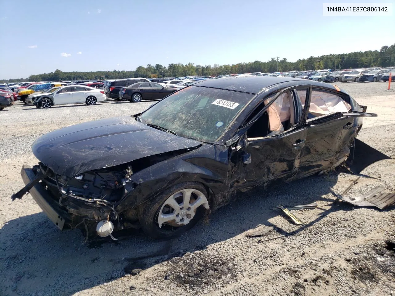 2007 Nissan Maxima Se VIN: 1N4BA41E87C806142 Lot: 71774194