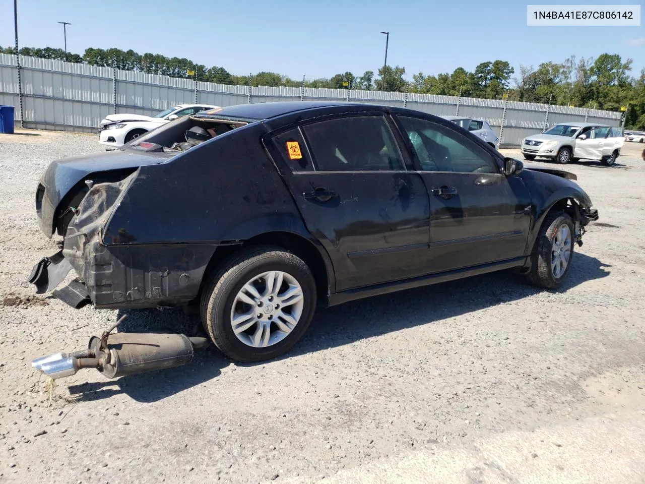 2007 Nissan Maxima Se VIN: 1N4BA41E87C806142 Lot: 71774194