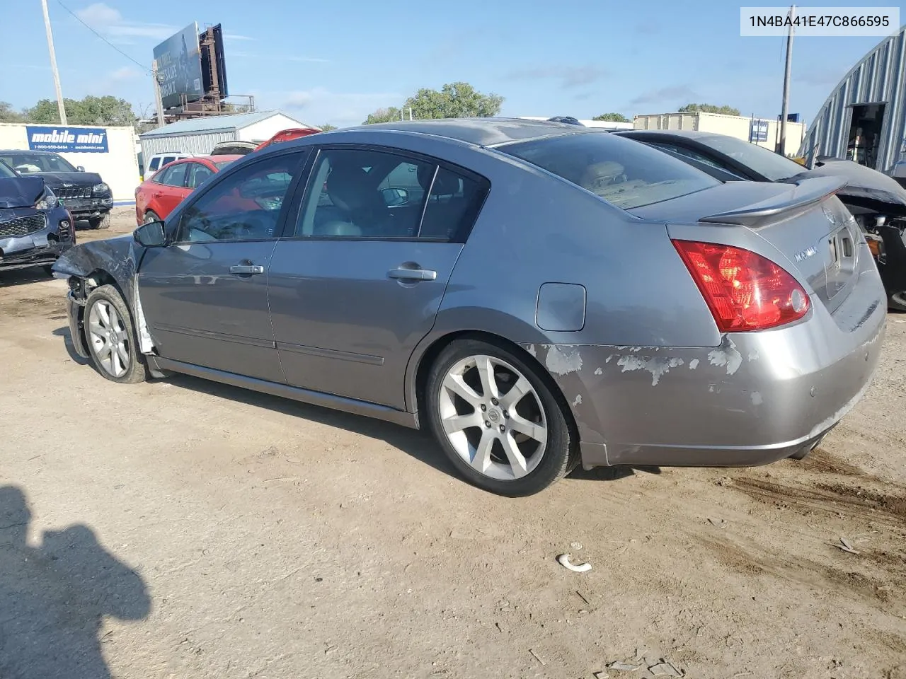 2007 Nissan Maxima Se VIN: 1N4BA41E47C866595 Lot: 72087664