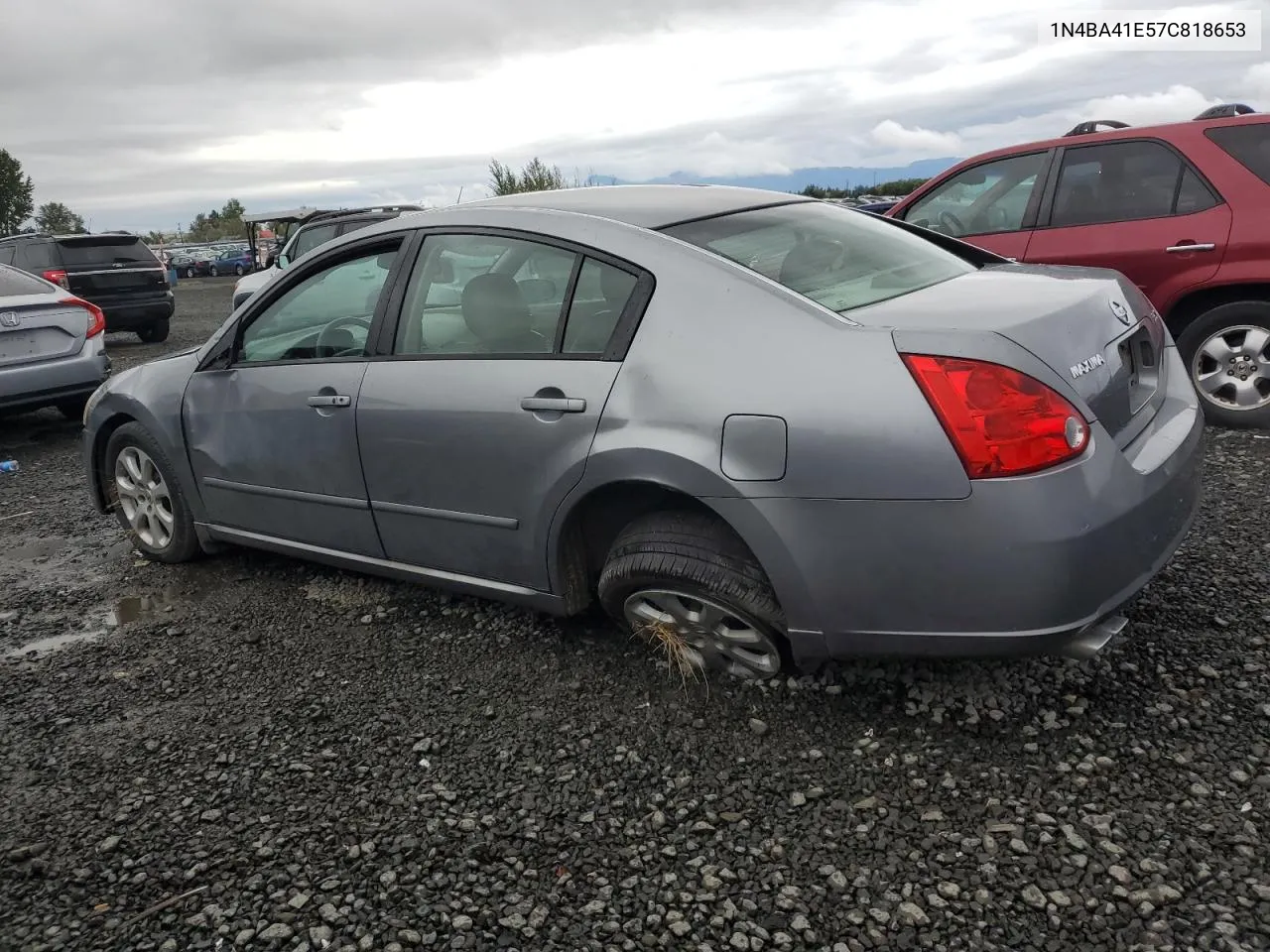 2007 Nissan Maxima Se VIN: 1N4BA41E57C818653 Lot: 72652864