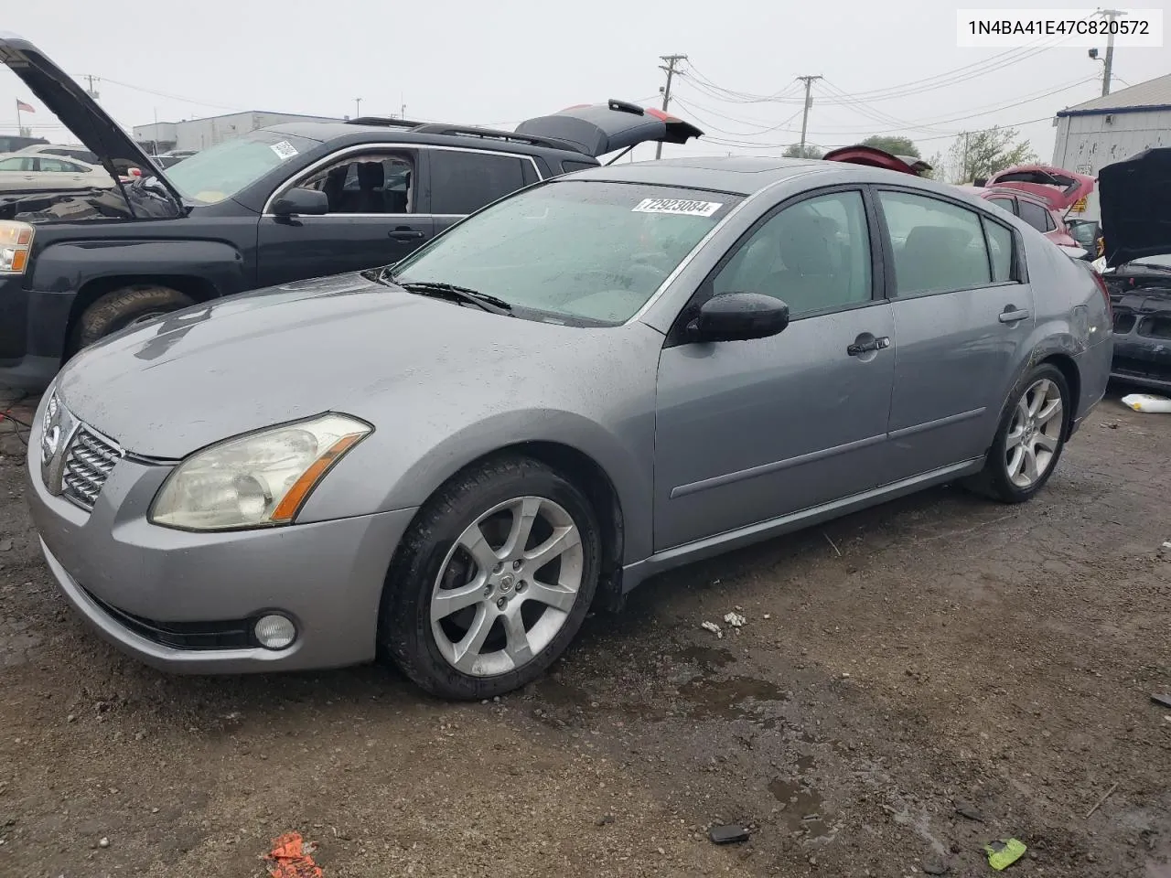 2007 Nissan Maxima Se VIN: 1N4BA41E47C820572 Lot: 72923084