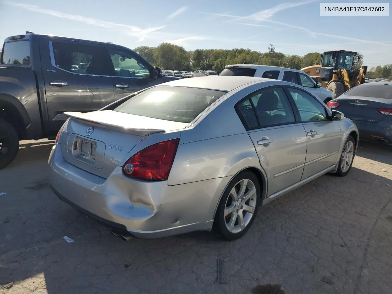 1N4BA41E17C847602 2007 Nissan Maxima Se