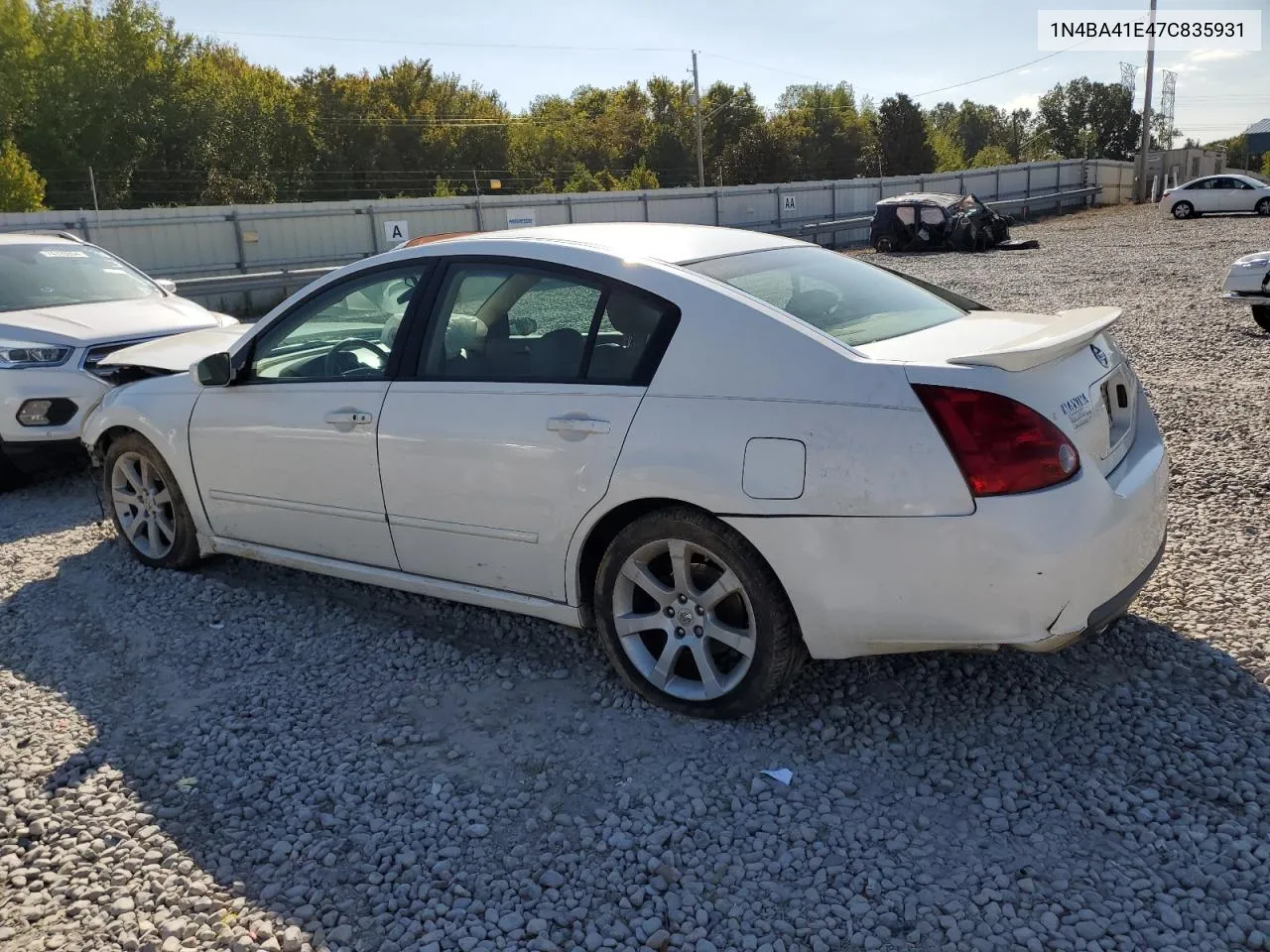 2007 Nissan Maxima Se VIN: 1N4BA41E47C835931 Lot: 74461714