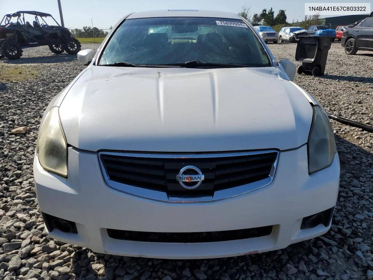 2007 Nissan Maxima Se VIN: 1N4BA41E67C803322 Lot: 75899994