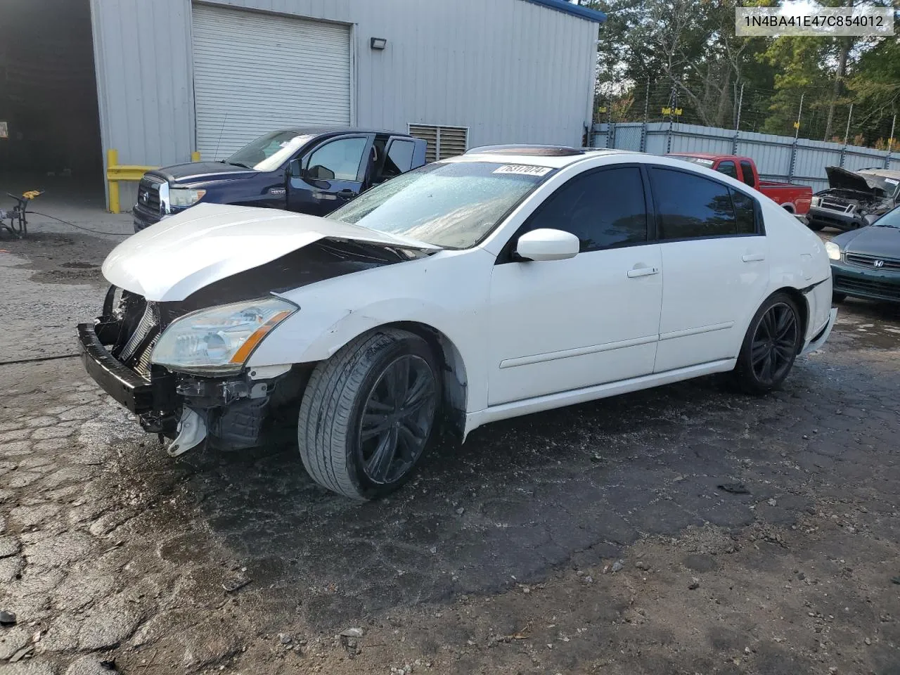 2007 Nissan Maxima Se VIN: 1N4BA41E47C854012 Lot: 76317074