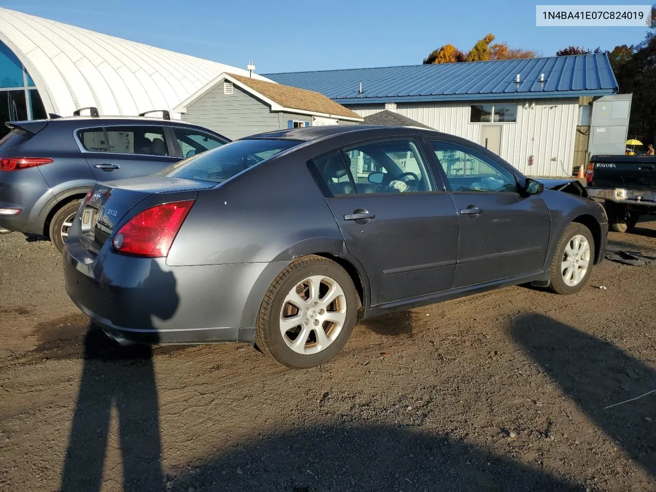 2007 Nissan Maxima Se VIN: 1N4BA41E07C824019 Lot: 76984284