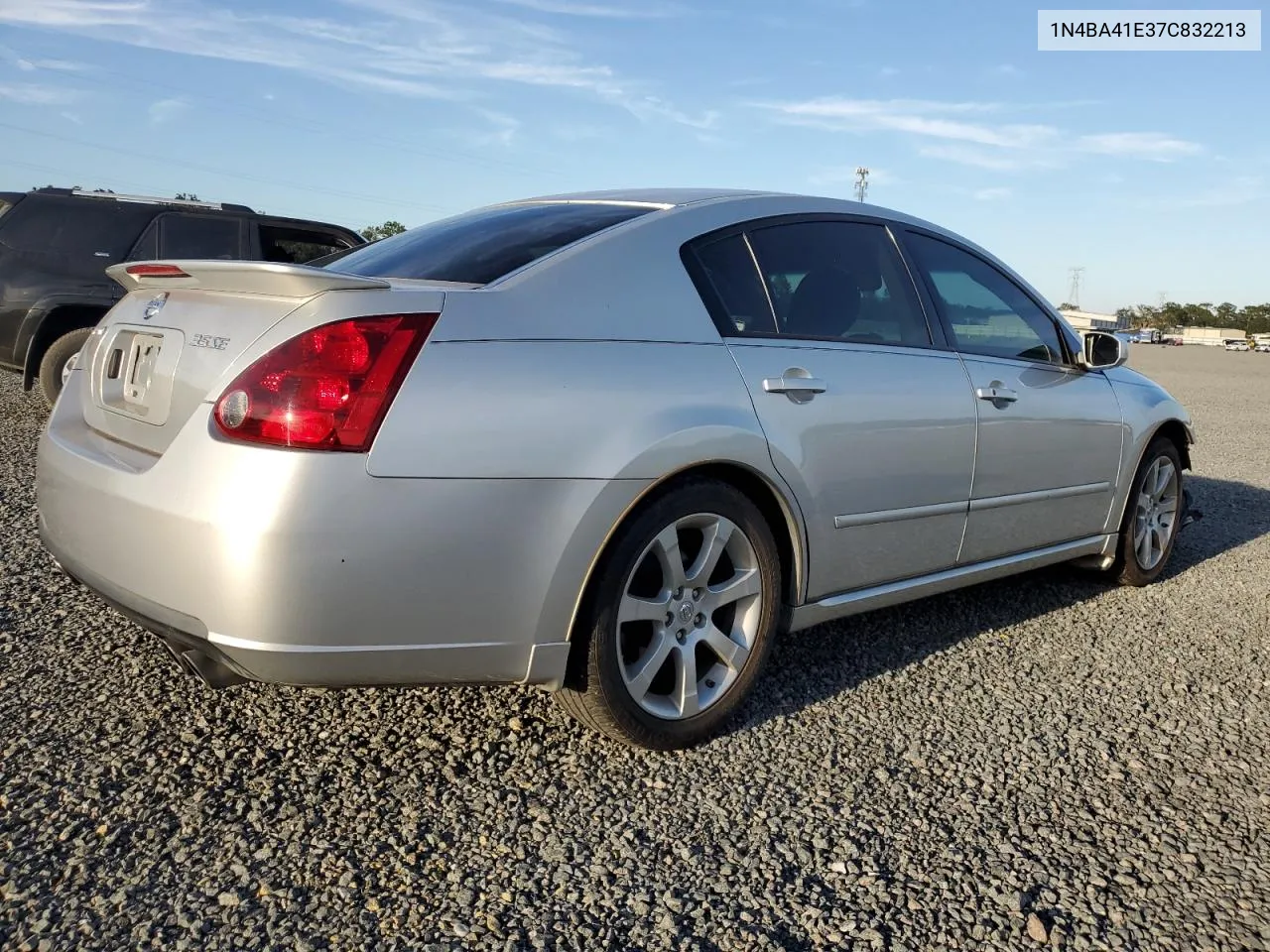 2007 Nissan Maxima Se VIN: 1N4BA41E37C832213 Lot: 77741234