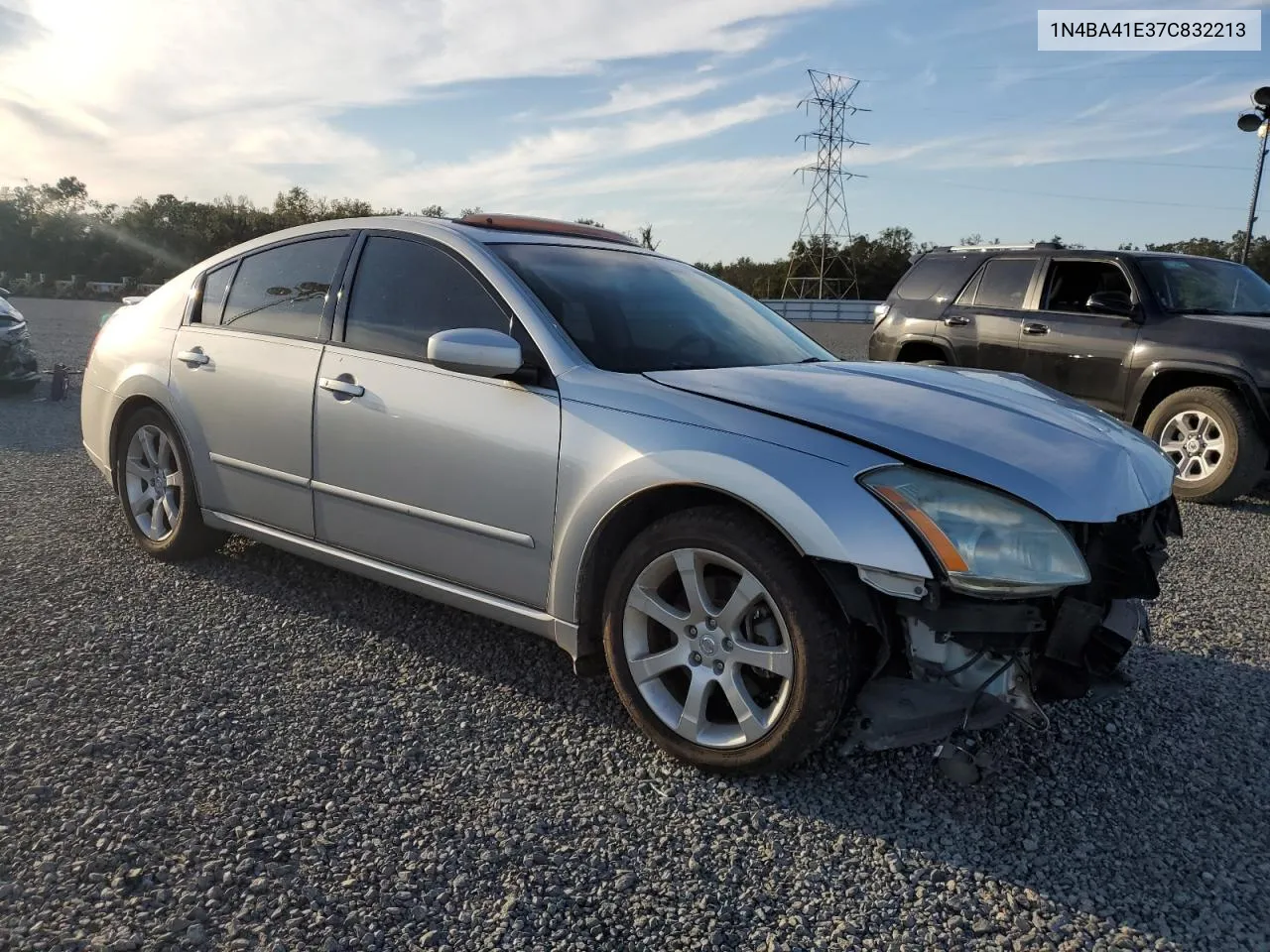 2007 Nissan Maxima Se VIN: 1N4BA41E37C832213 Lot: 77741234