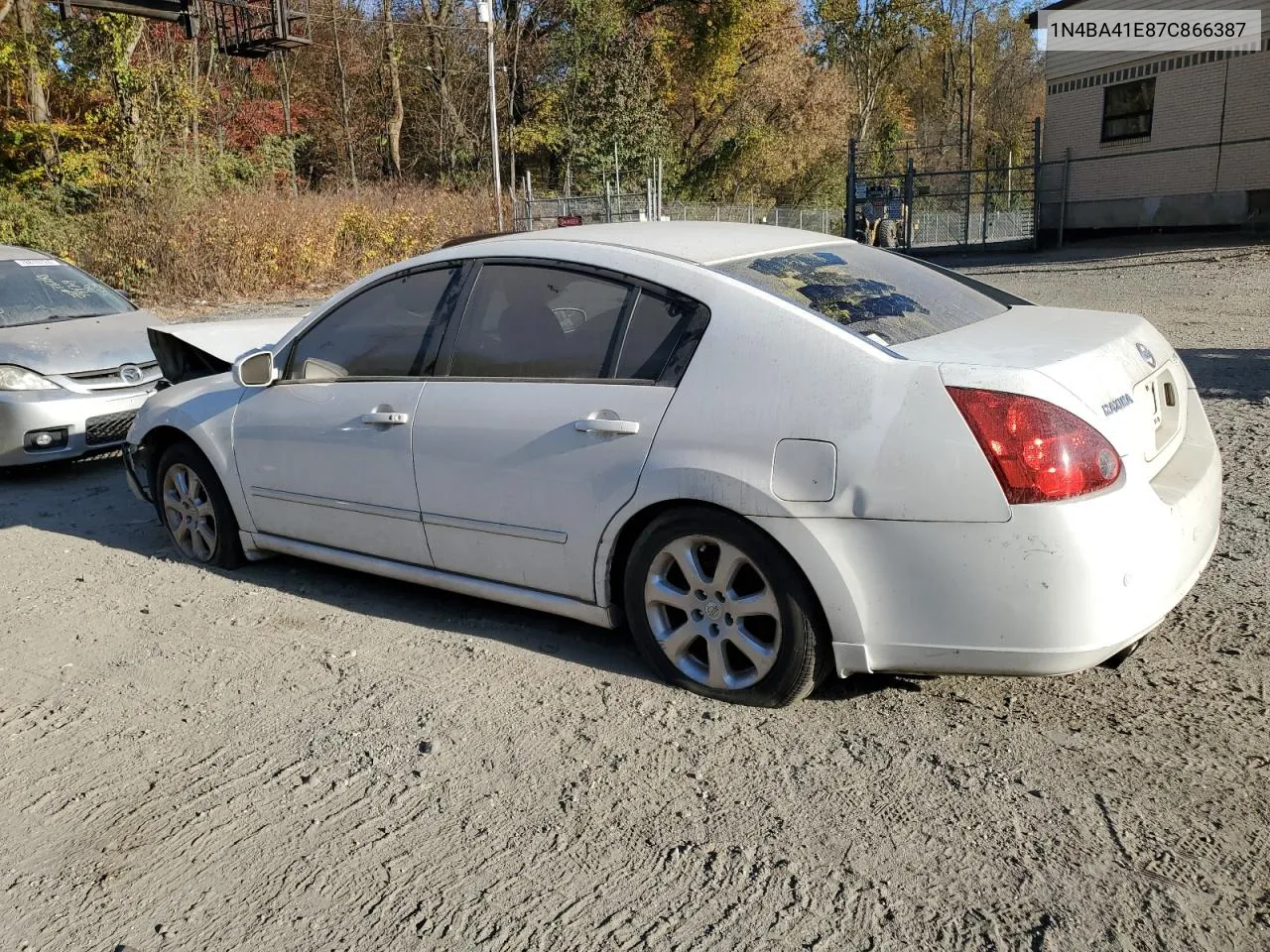 2007 Nissan Maxima Se VIN: 1N4BA41E87C866387 Lot: 78841584