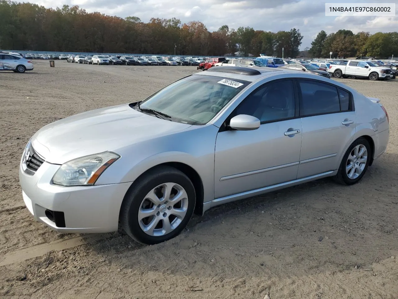 2007 Nissan Maxima Se VIN: 1N4BA41E97C860002 Lot: 78875834