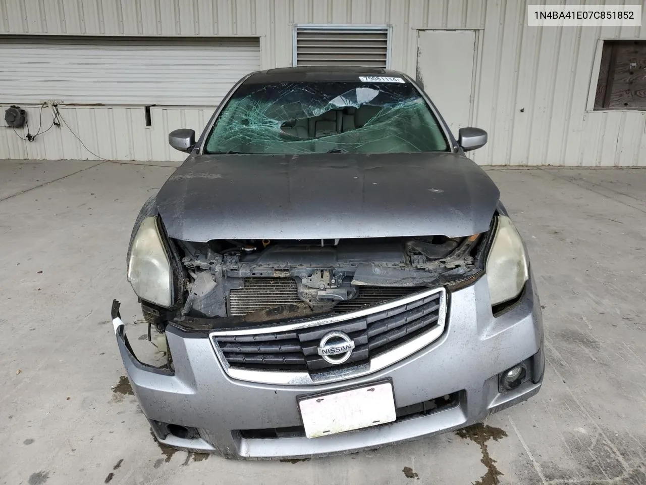 2007 Nissan Maxima Se VIN: 1N4BA41E07C851852 Lot: 79081114