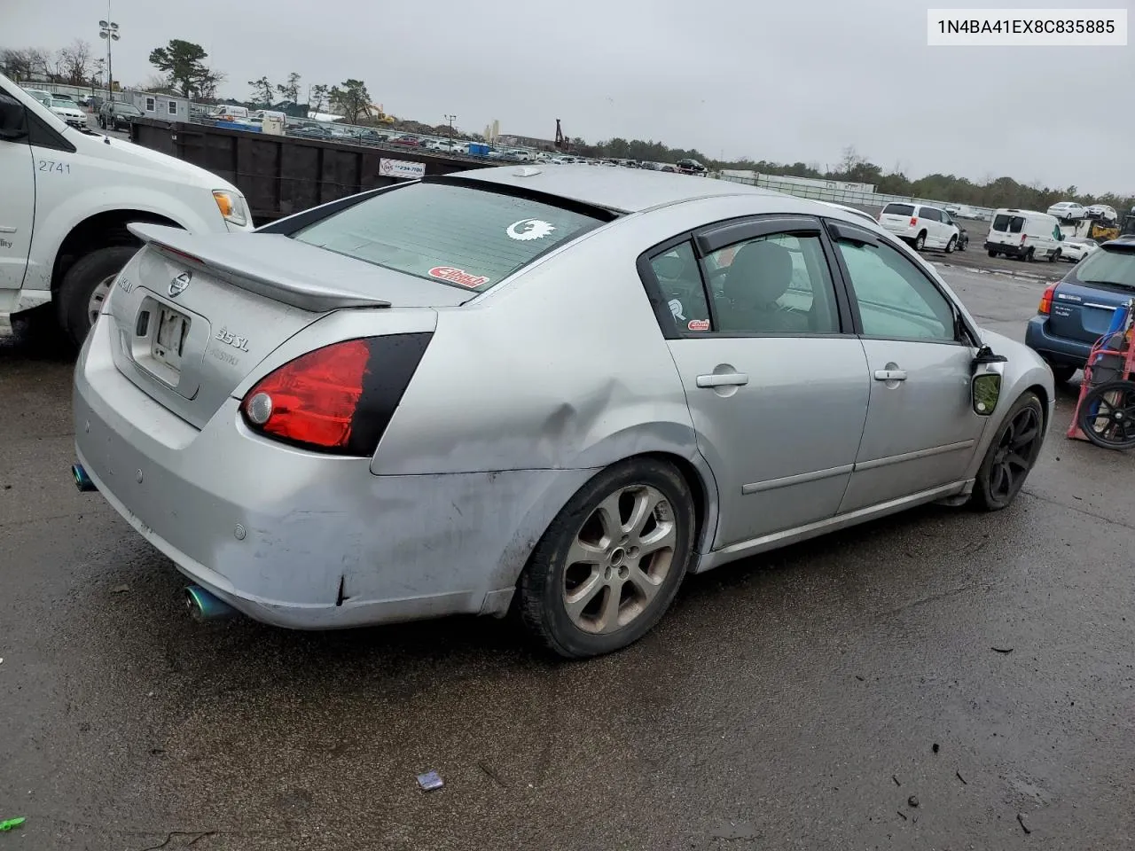 2008 Nissan Maxima Se VIN: 1N4BA41EX8C835885 Lot: 35786353