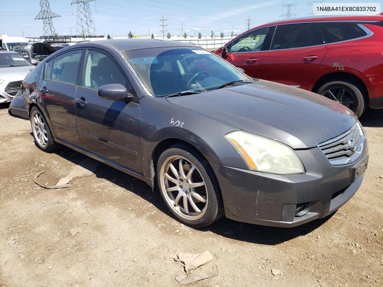 2008 Nissan Maxima Se VIN: 1N4BA41EX8C833702 Lot: 59823064