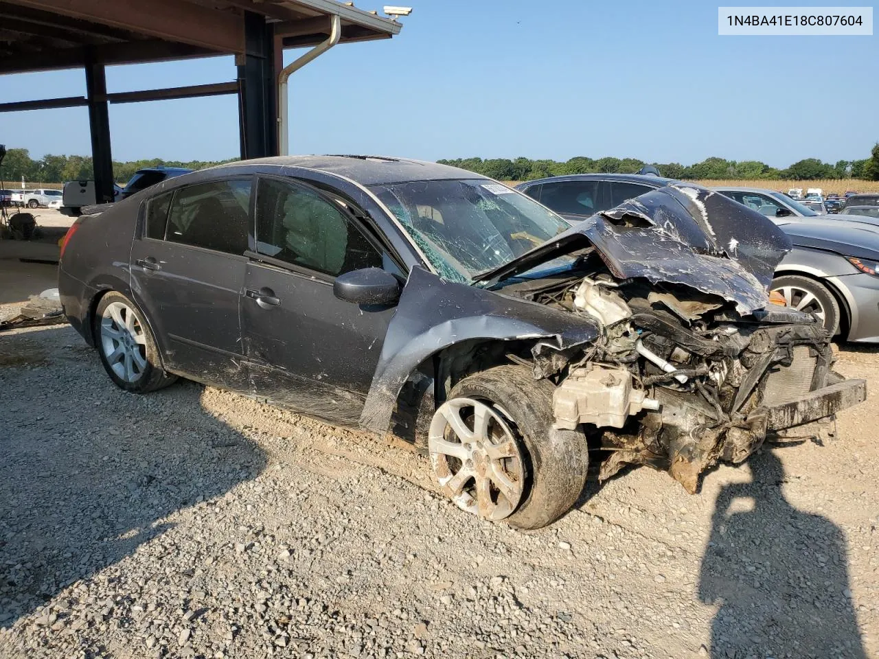 1N4BA41E18C807604 2008 Nissan Maxima Se