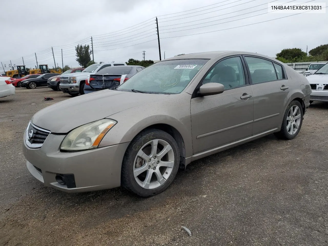 2008 Nissan Maxima Se VIN: 1N4BA41EX8C813031 Lot: 68716234