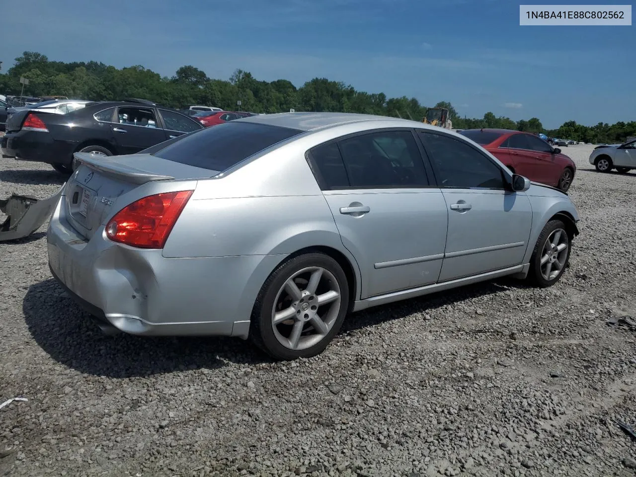 2008 Nissan Maxima Se VIN: 1N4BA41E88C802562 Lot: 69215894