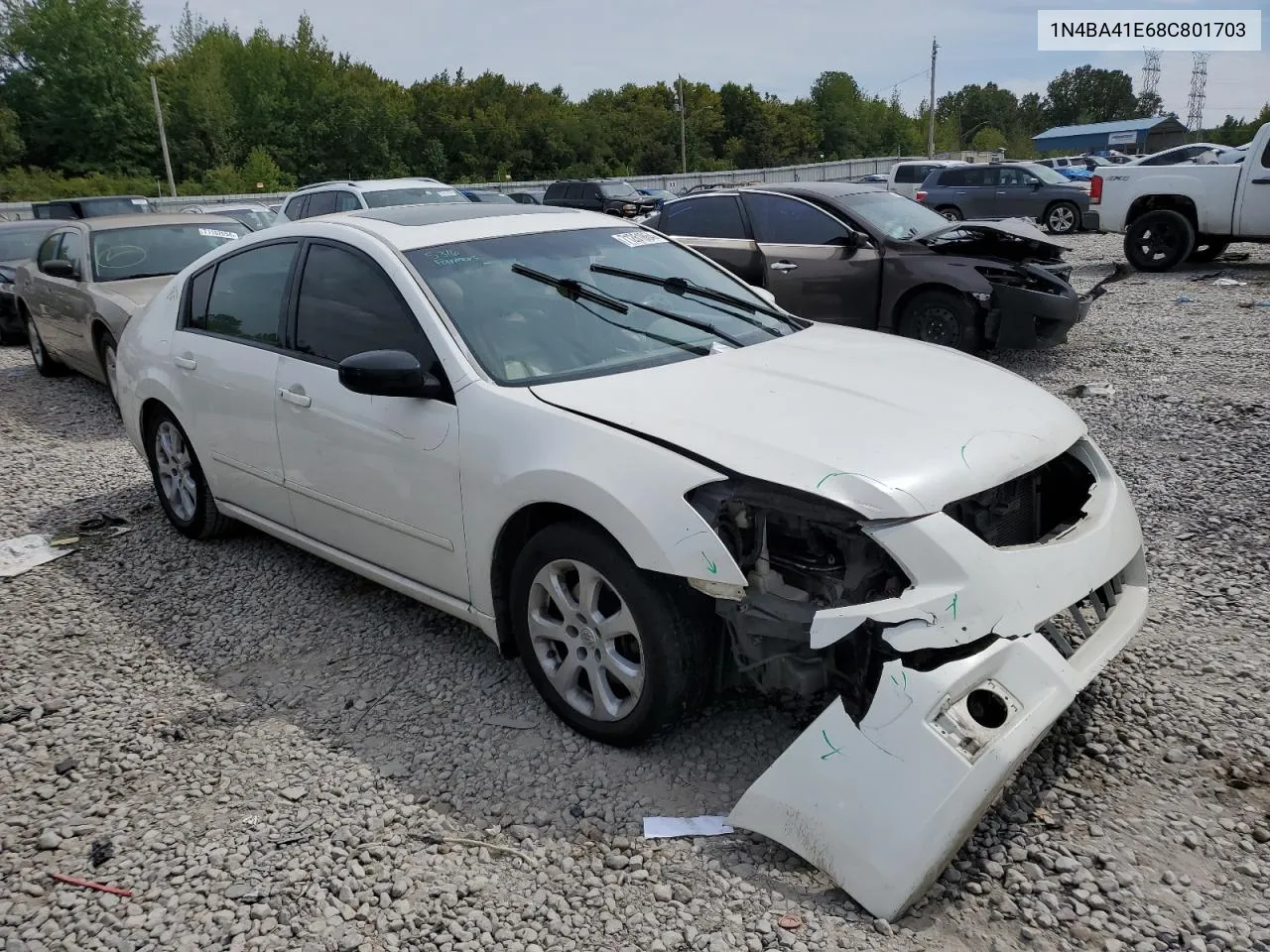 2008 Nissan Maxima Se VIN: 1N4BA41E68C801703 Lot: 71261864