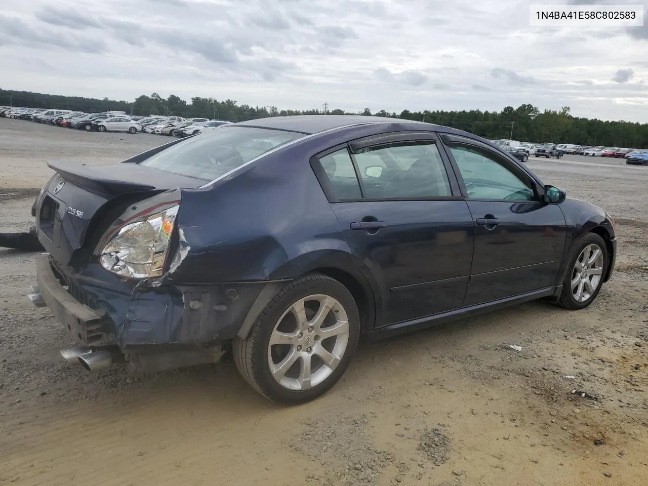 2008 Nissan Maxima Se VIN: 1N4BA41E58C802583 Lot: 71359234