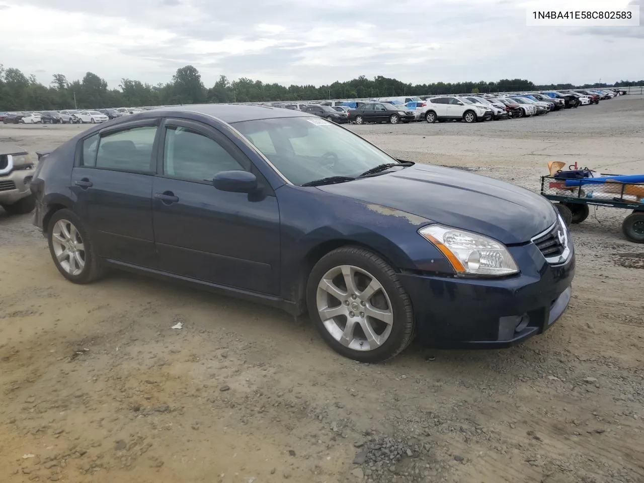 2008 Nissan Maxima Se VIN: 1N4BA41E58C802583 Lot: 71359234