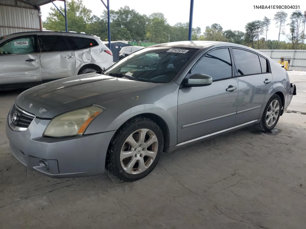 2008 Nissan Maxima Se VIN: 1N4BA41E98C804031 Lot: 72141414