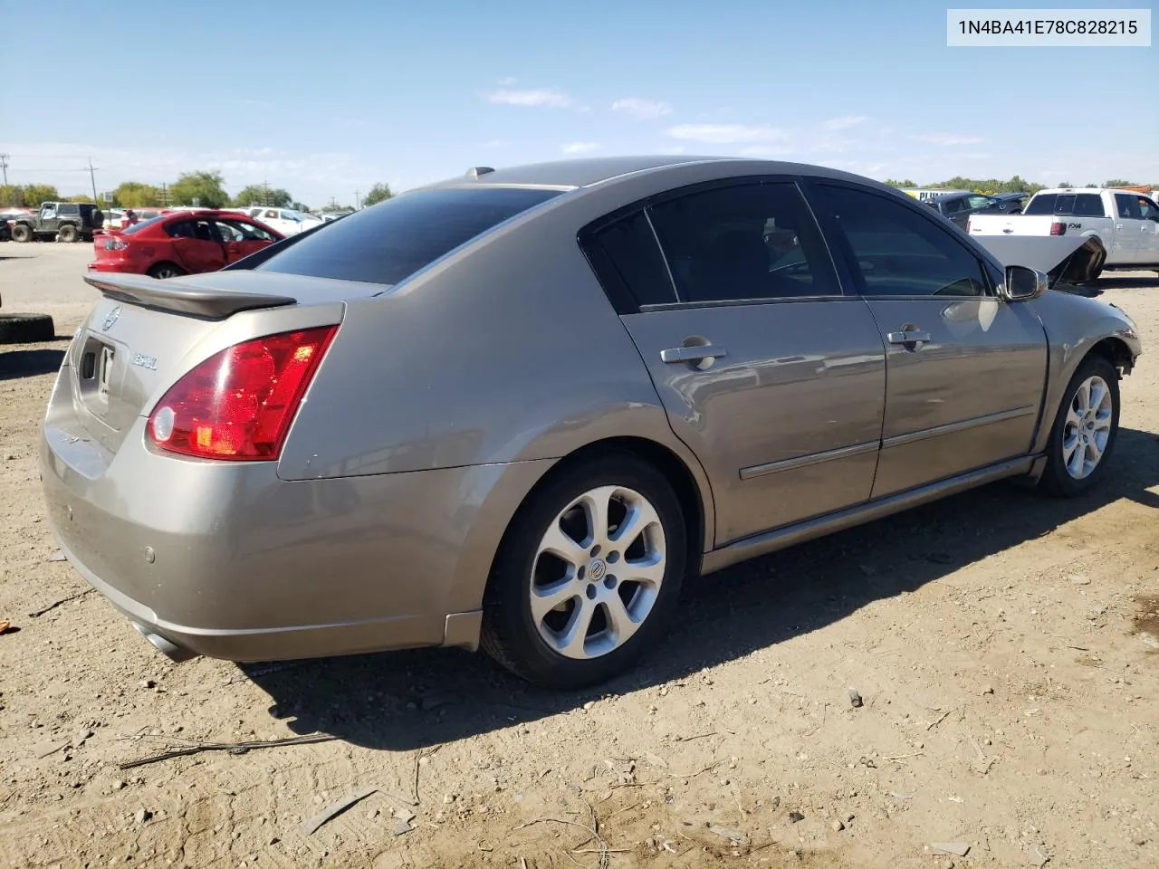 2008 Nissan Maxima Se VIN: 1N4BA41E78C828215 Lot: 73222714