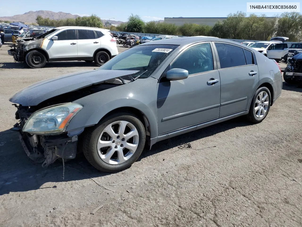 2008 Nissan Maxima Se VIN: 1N4BA41EX8C836860 Lot: 73233824