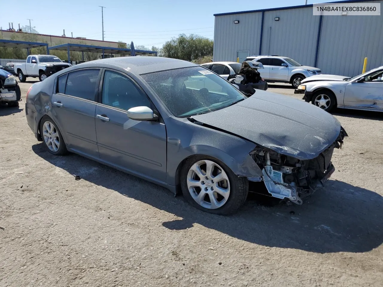 2008 Nissan Maxima Se VIN: 1N4BA41EX8C836860 Lot: 73233824