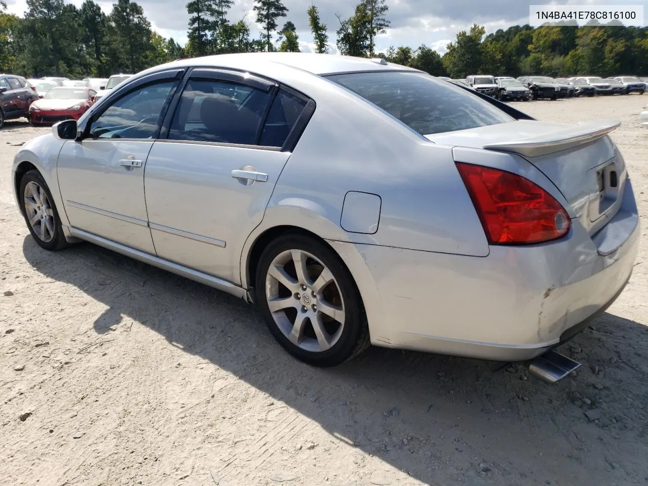 2008 Nissan Maxima Se VIN: 1N4BA41E78C816100 Lot: 73536854