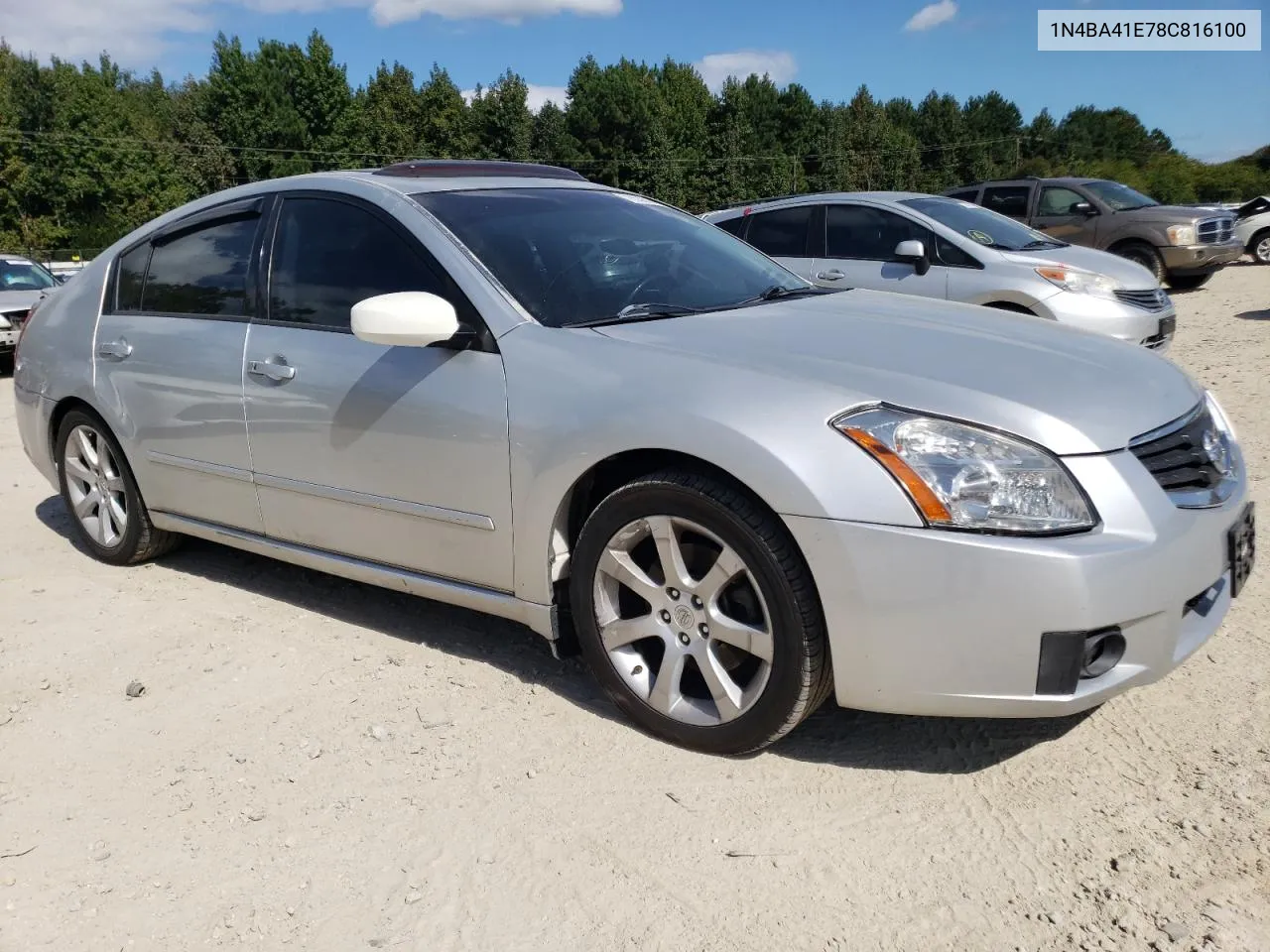 2008 Nissan Maxima Se VIN: 1N4BA41E78C816100 Lot: 73536854