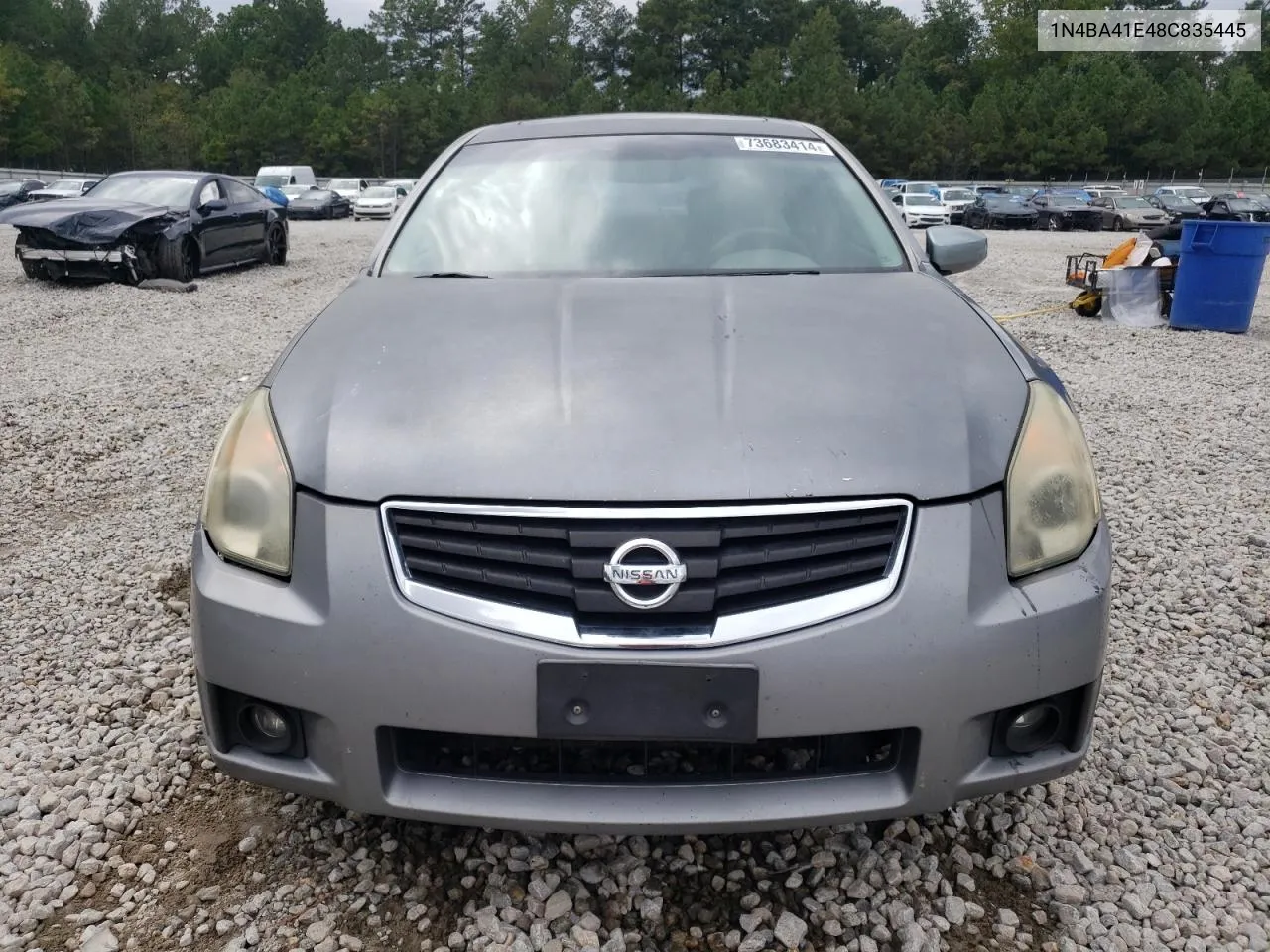 2008 Nissan Maxima Se VIN: 1N4BA41E48C835445 Lot: 73683414