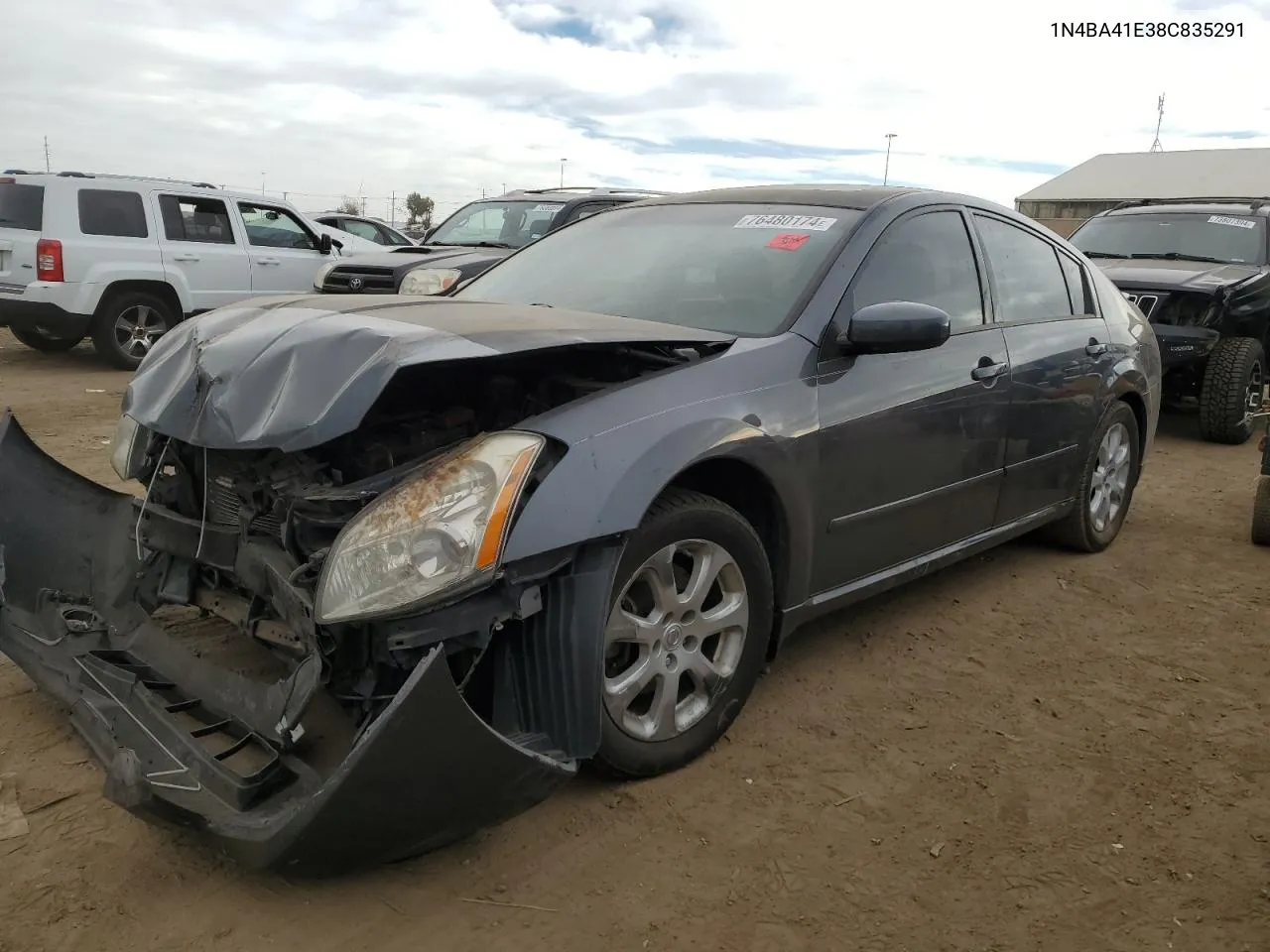 2008 Nissan Maxima Se VIN: 1N4BA41E38C835291 Lot: 76480174