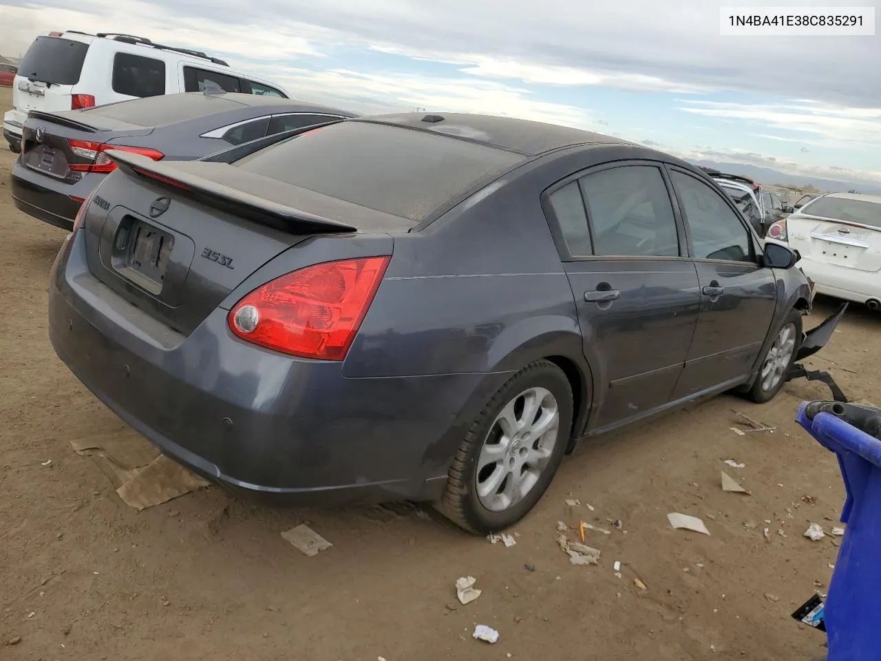 2008 Nissan Maxima Se VIN: 1N4BA41E38C835291 Lot: 76480174